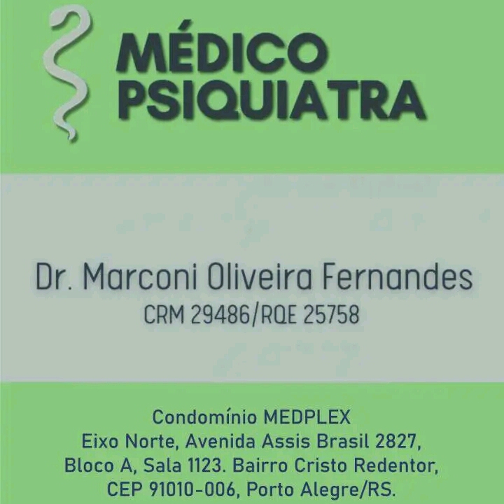Consultorio Médico Psiquiatra Dr Marconi Oliveira Fernandes
