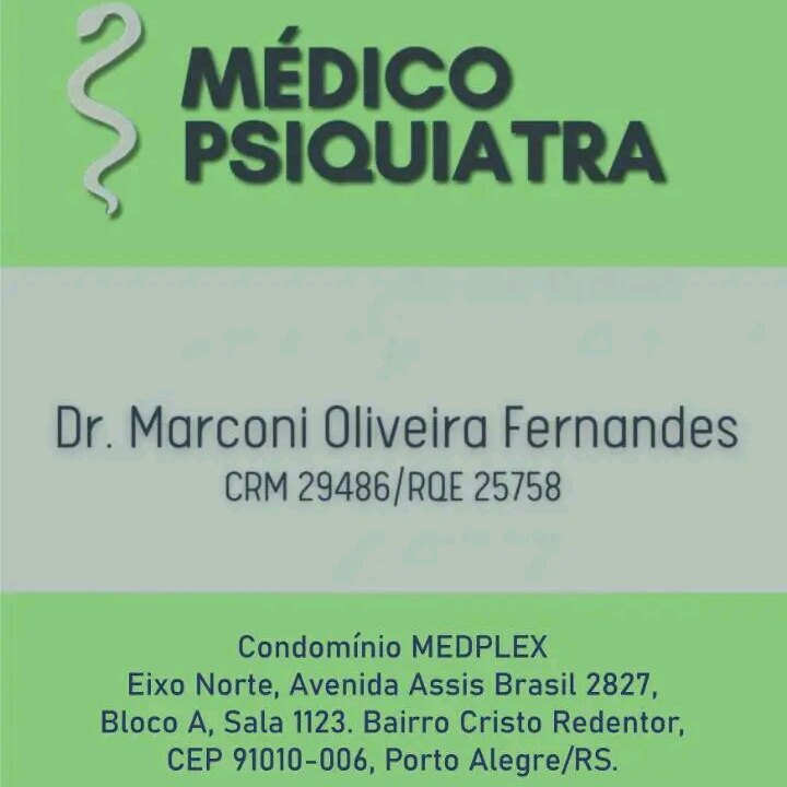 Consultorio Médico Psiquiatra Dr Marconi Oliveira Fernandes