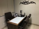 Mesa do consultório médico