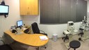 Foto panorâmica do consultório.